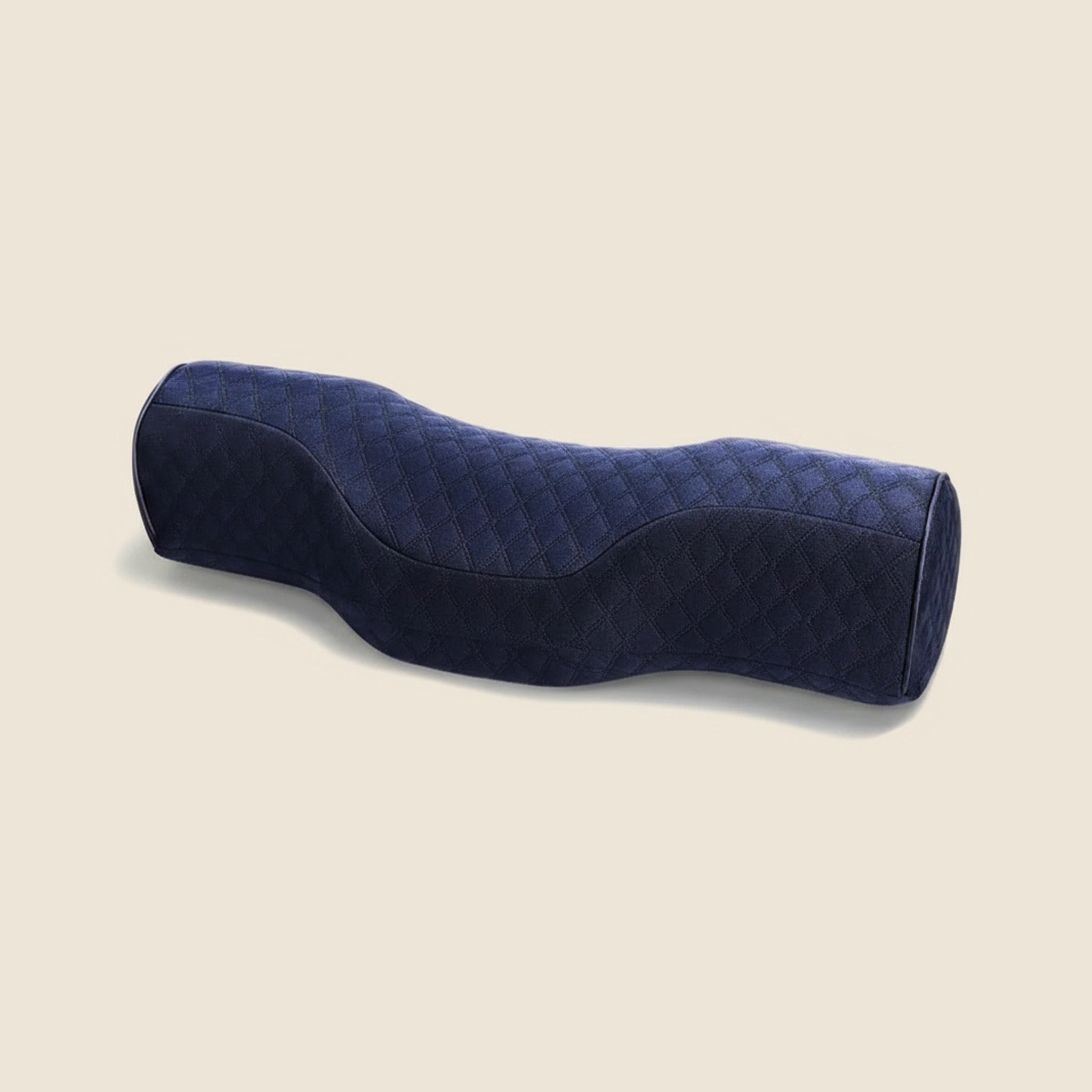 Coussin de nuque en mousse à mémoire de forme DreamSleepy – Bleu marine