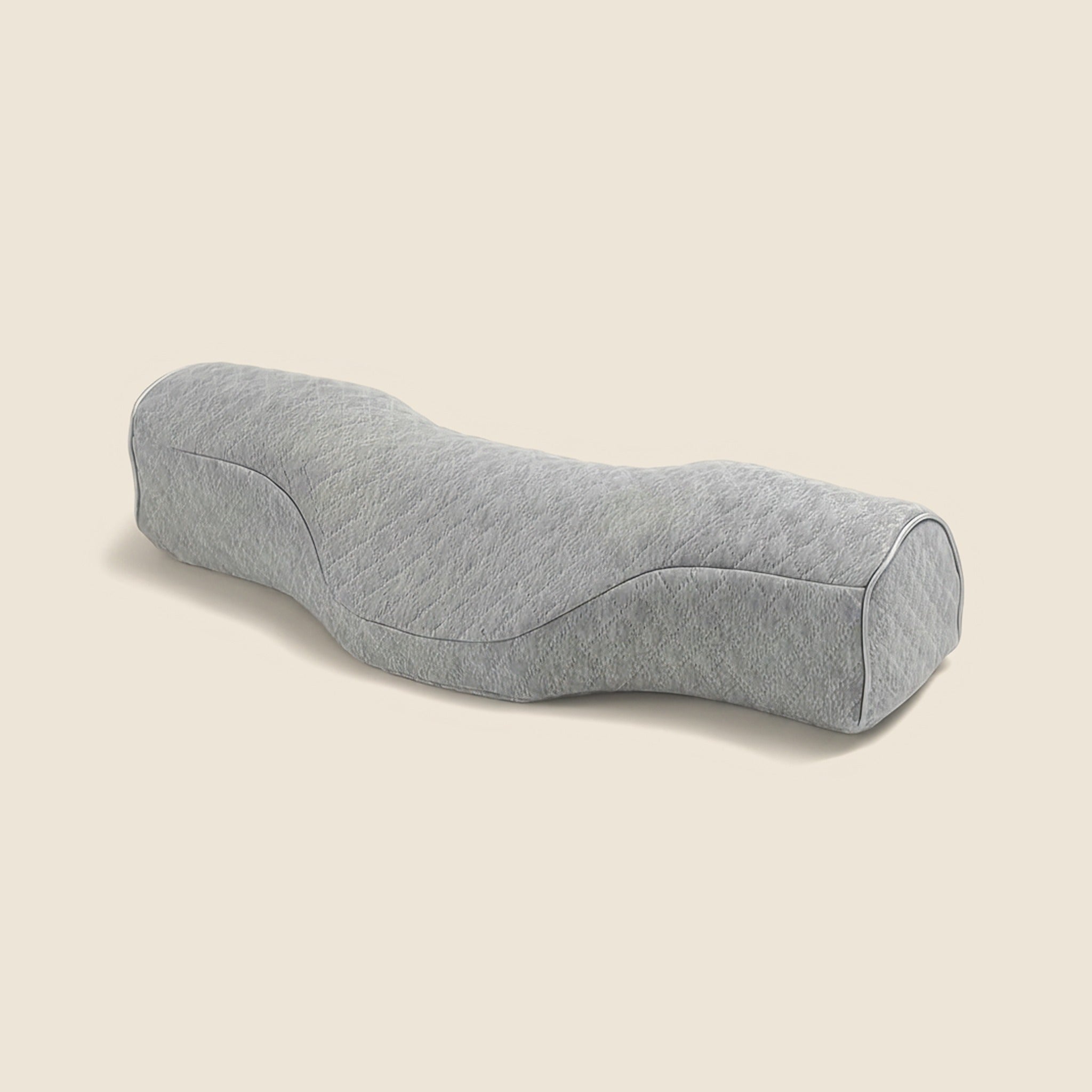 Coussin de nuque en mousse à mémoire de forme DreamSleepy – Gris clair